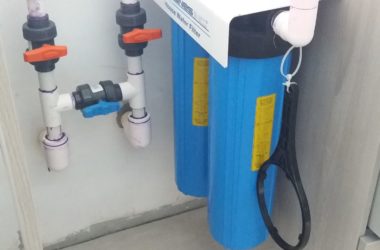 sistema de filtración para punto de entrada de agua en hogar
